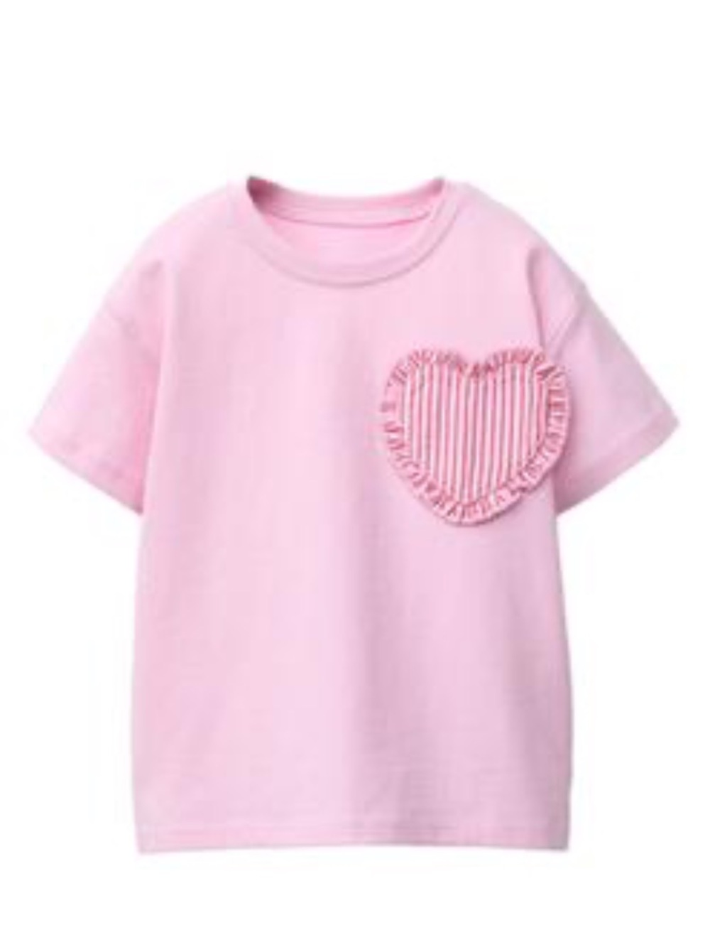 Zara Kids Printed Heart Patch T-Shirt Size 2 Years